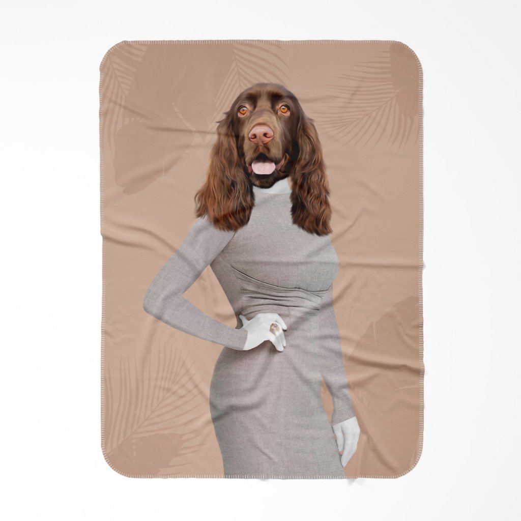 Pet Portraits | The Emily (Real Housewives of Orange County): Custom Pet Blanket | Paw & Glory