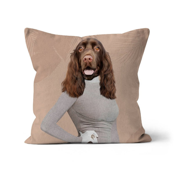 Coastal Glamour Star Custom Pet Pillow | Funny Pet Portrait | Paw & Glory