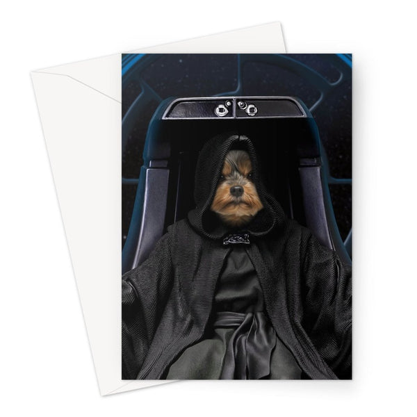 Galactic Emperor Custom Pet Greeting Card | Personalised Pet Gift | Paw & Glory