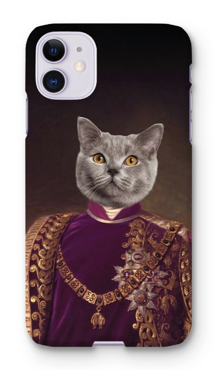 The Emperor: Custom Pet Phone Case - Paw & Glory - Dog Portraits - Pet Portraits