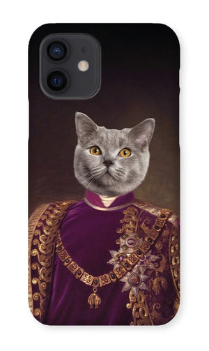 The Emperor: Custom Pet Phone Case - Paw & Glory - Dog Portraits - Pet Portraits