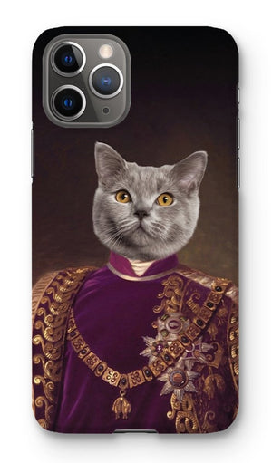 The Emperor: Custom Pet Phone Case - Paw & Glory - Dog Portraits - Pet Portraits