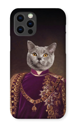 The Emperor: Custom Pet Phone Case - Paw & Glory - Dog Portraits - Pet Portraits