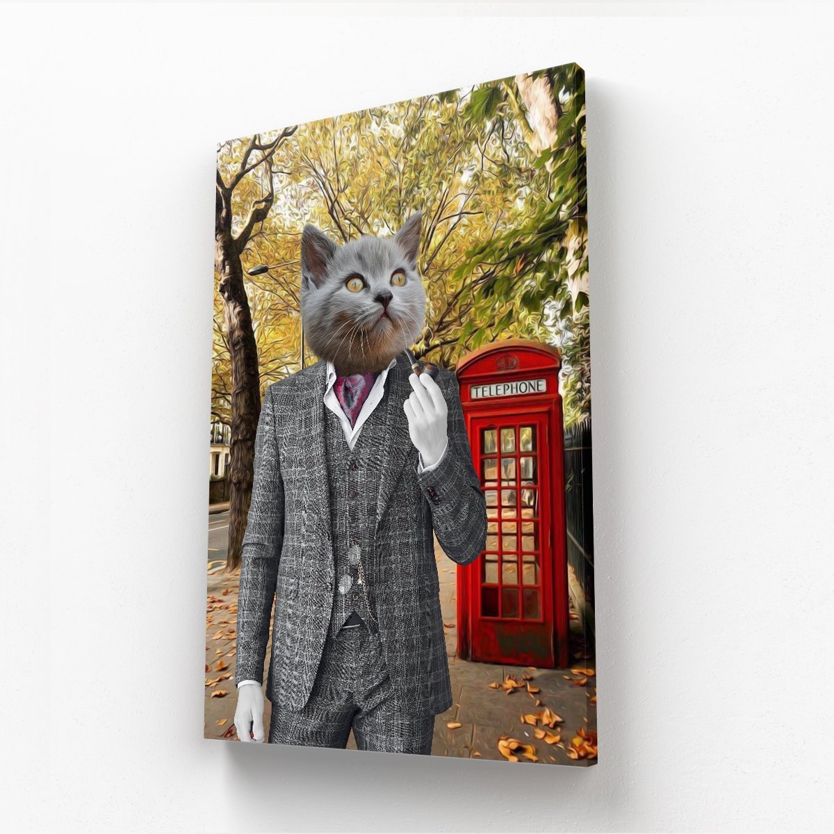 Pet Portraits | The English Gent: Custom Pet Canvas | Paw & Glory