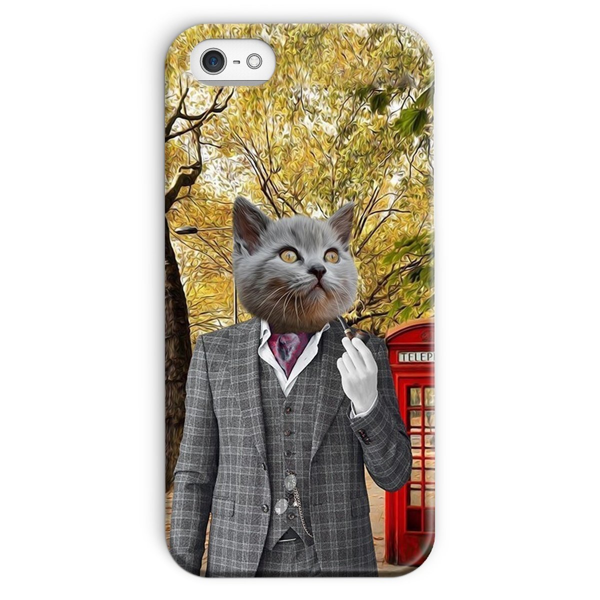 Pet Portraits | The English Gent: Custom Pet Phone Case | Paw & Glory
