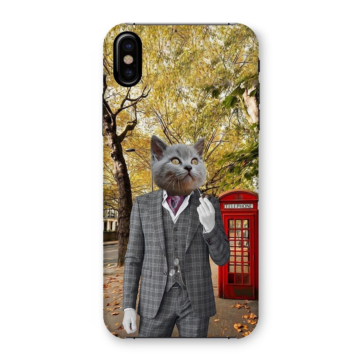 Pet Portraits | The English Gent: Custom Pet Phone Case | Paw & Glory