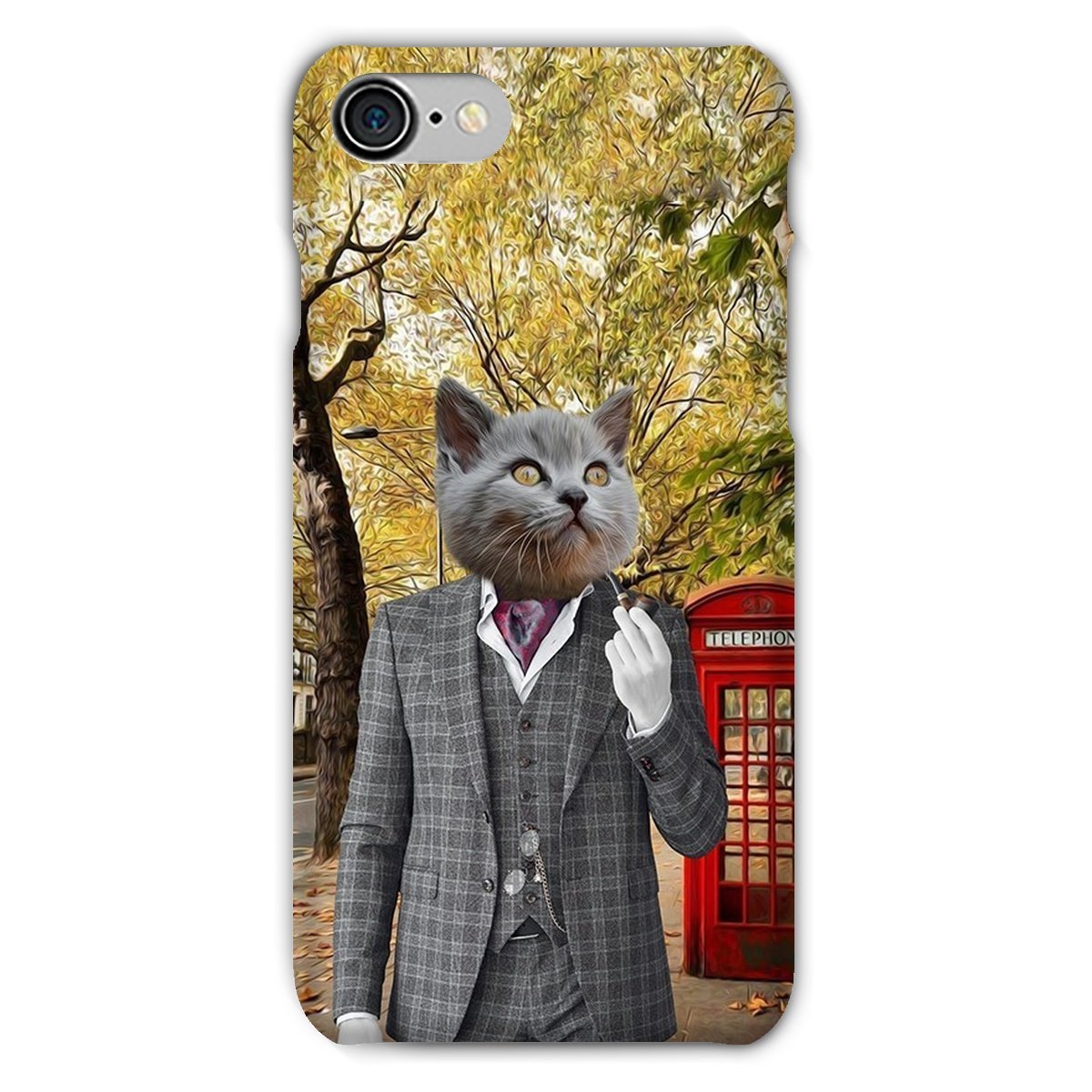 Pet Portraits | The English Gent: Custom Pet Phone Case | Paw & Glory