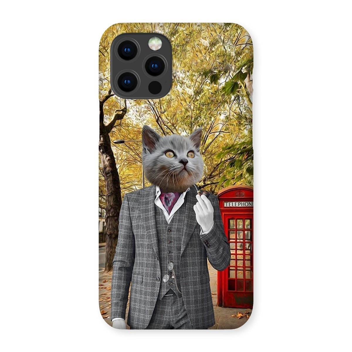Pet Portraits | The English Gent: Custom Pet Phone Case | Paw & Glory