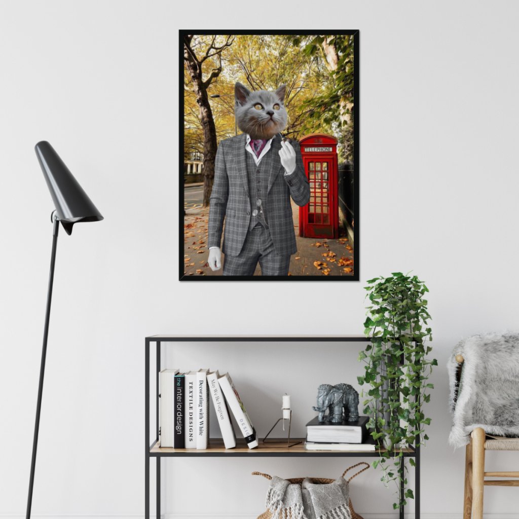 Pet Portraits | The English Gent: Custom Pet Portrait | Paw & Glory