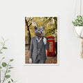The English Gent: Custom Pet Poster