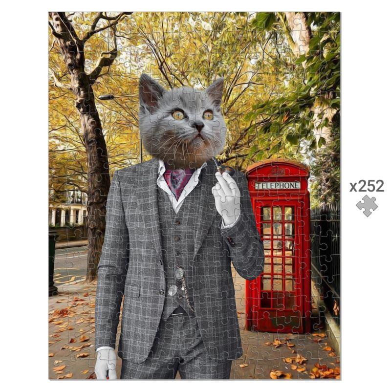 Pet Portraits | The English Gent: Custom Pet Puzzle | Paw & Glory