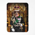 The English King: Custom Pet Blanket