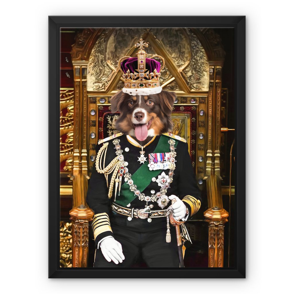 Pet Portraits | The English King: Custom Pet Canvas | Paw & Glory