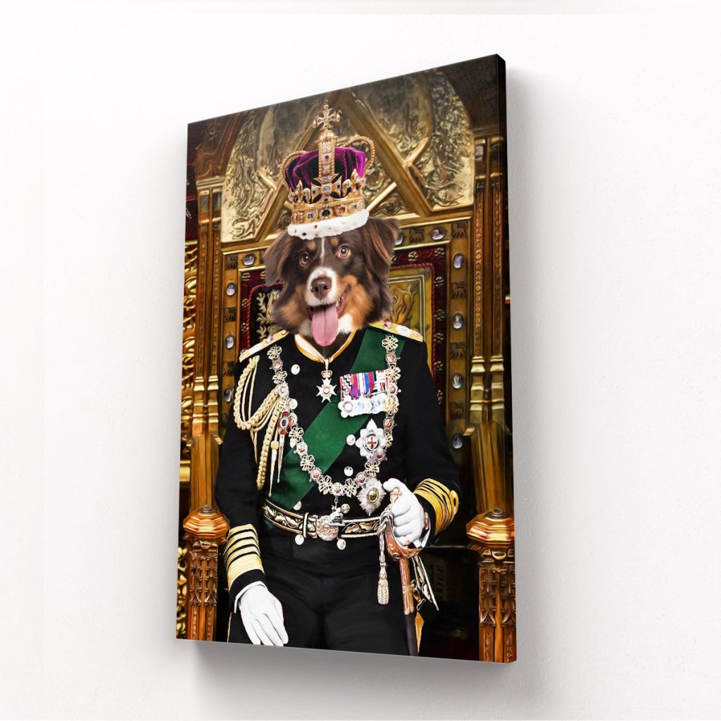 Pet Portraits | The English King: Custom Pet Canvas | Paw & Glory
