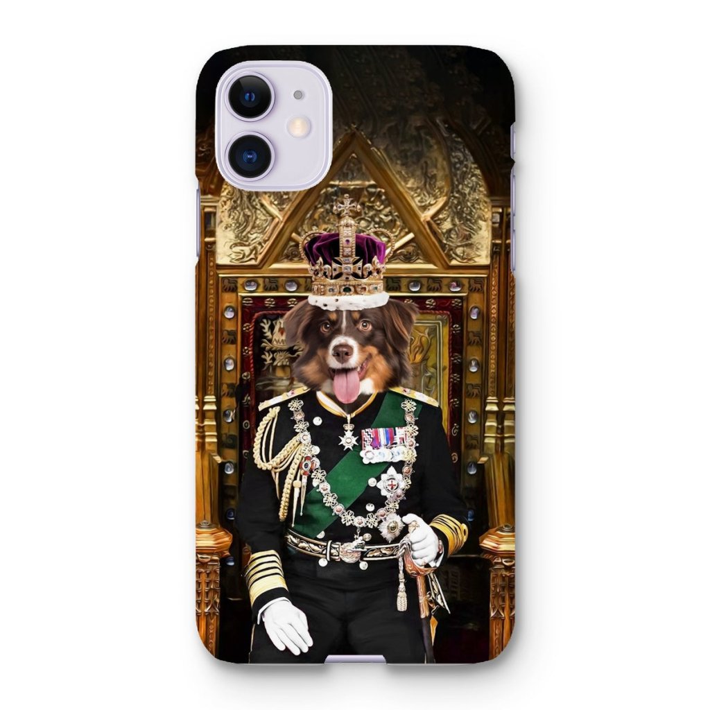 Pet Portraits | The English King: Custom Pet Phone Case | Paw & Glory