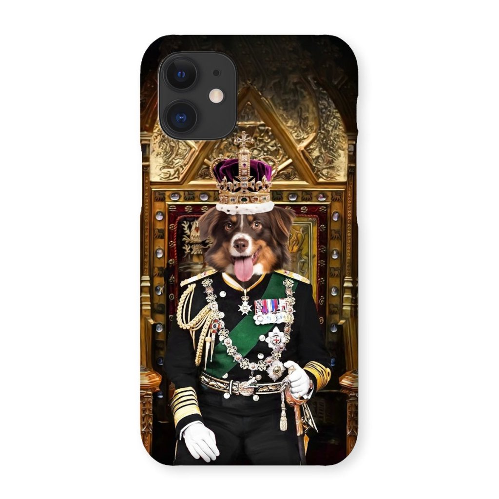 Pet Portraits | The English King: Custom Pet Phone Case | Paw & Glory