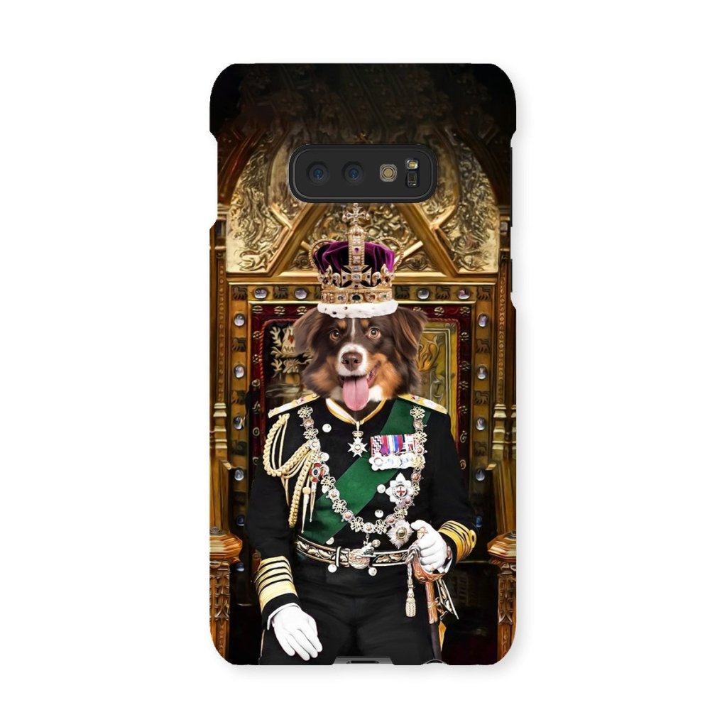 The English King: Custom Pet Phone Case - Paw & Glory - Dog Portraits - Pet Portraits