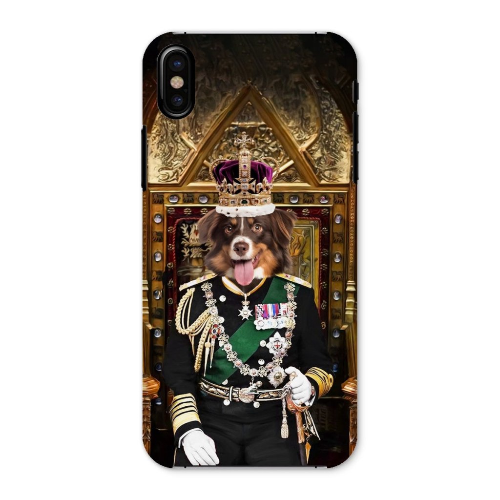 Pet Portraits | The English King: Custom Pet Phone Case | Paw & Glory