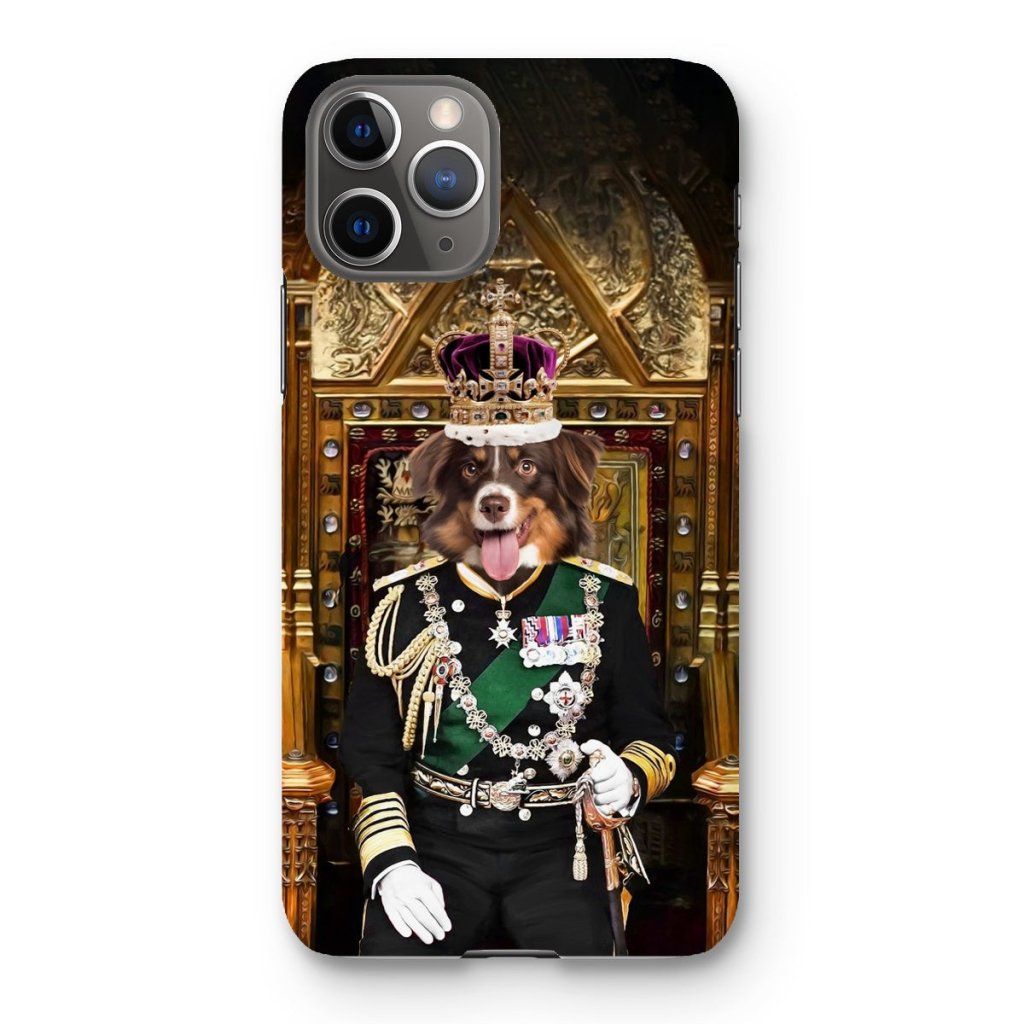 Pet Portraits | The English King: Custom Pet Phone Case | Paw & Glory