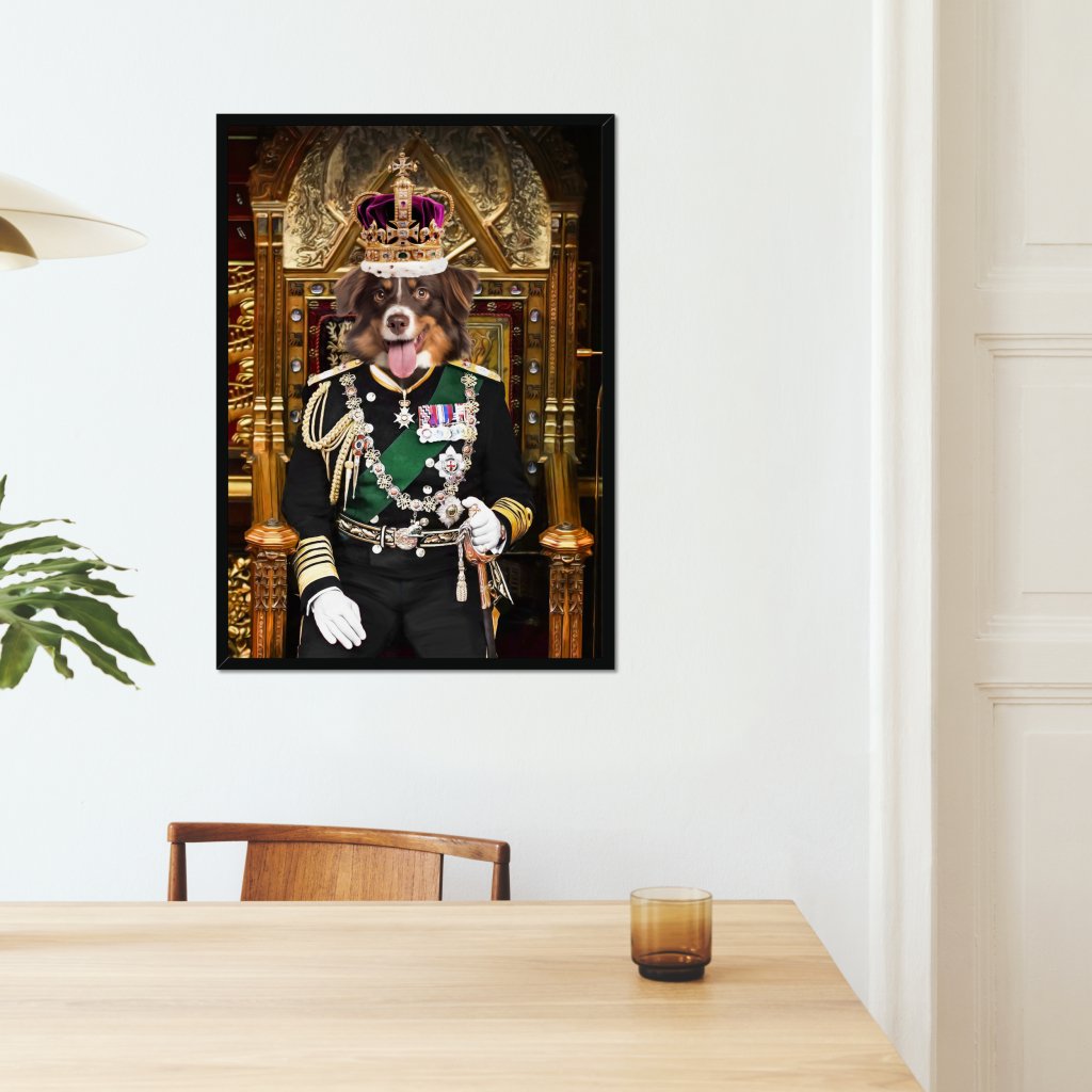 Pet Portraits | The English King: Custom Pet Portrait | Paw & Glory