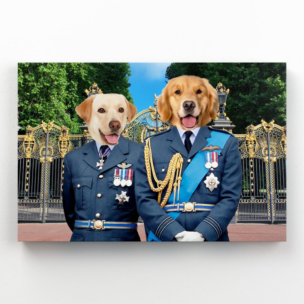 Pet Portraits | The English Princes: Custom Pet Canvas | Paw & Glory