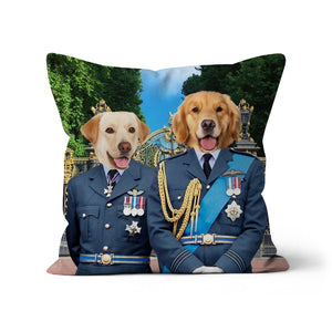The English Princes: Custom Pet Pillow - Paw & Glory - Dog Portraits - Pet Portraits