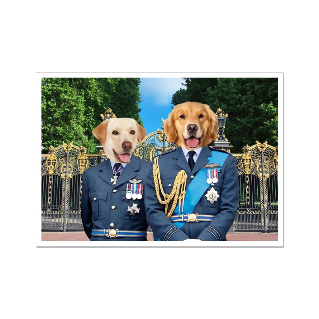 The English Princes: Custom Pet Portrait - Paw & Glory - Dog Portraits - Pet Portraits