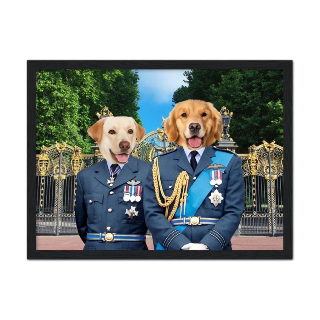 The English Princes: Custom Pet Portrait - Paw & Glory - Dog Portraits - Pet Portraits