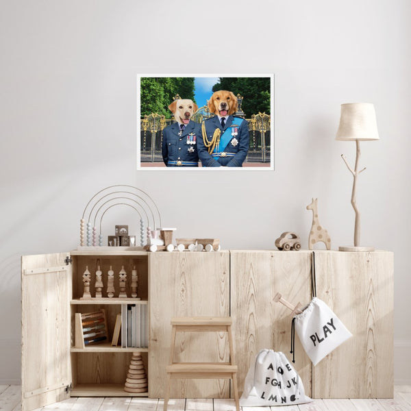 The English Princes: Custom Pet Poster | royal pet portrait | Paw & Glory