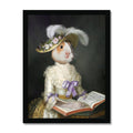 The English Rose: Animal Art Framed Portrait