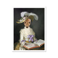 The English Rose: Animal Art Poster