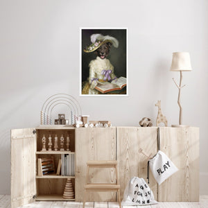 The English Rose: Custom Pet Poster - Paw & Glory - Dog Portraits - Pet Portraits