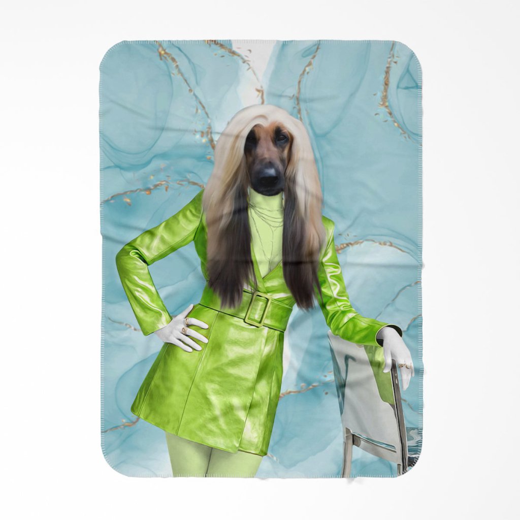 Pet Portraits | The Erika (Real Housewives Of Beverley Hills): Custom Pet Blanket | Paw & Glory