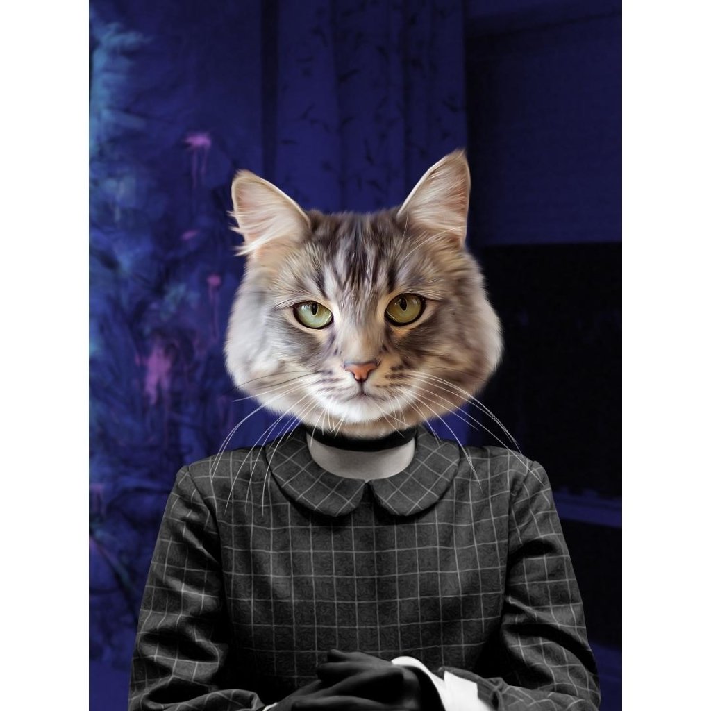 Pet Portraits | The Esther (The Orphan Inspired): Custom Digital Download Pet Portrait | Paw & Glory