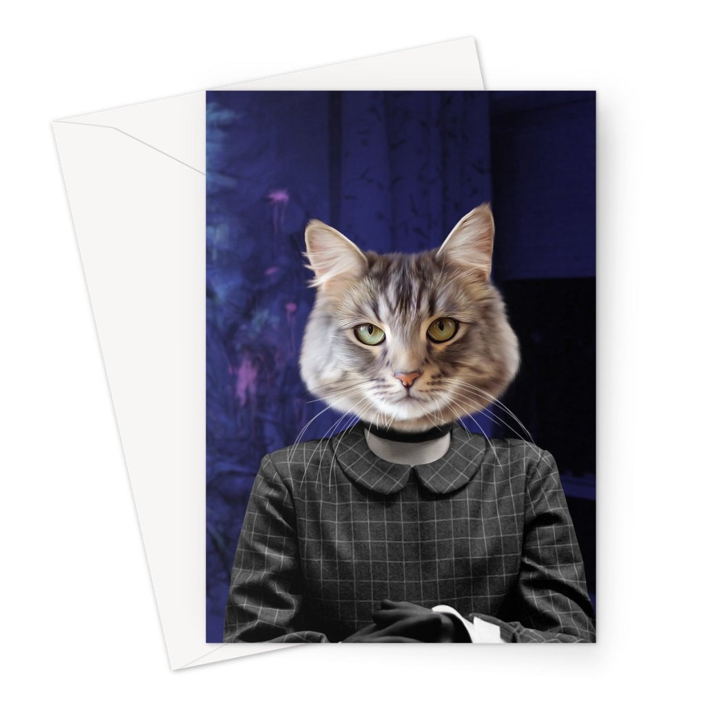 Pet Portraits | The Esther (The Orphan Inspired): Custom Pet Greeting Card | Paw & Glory