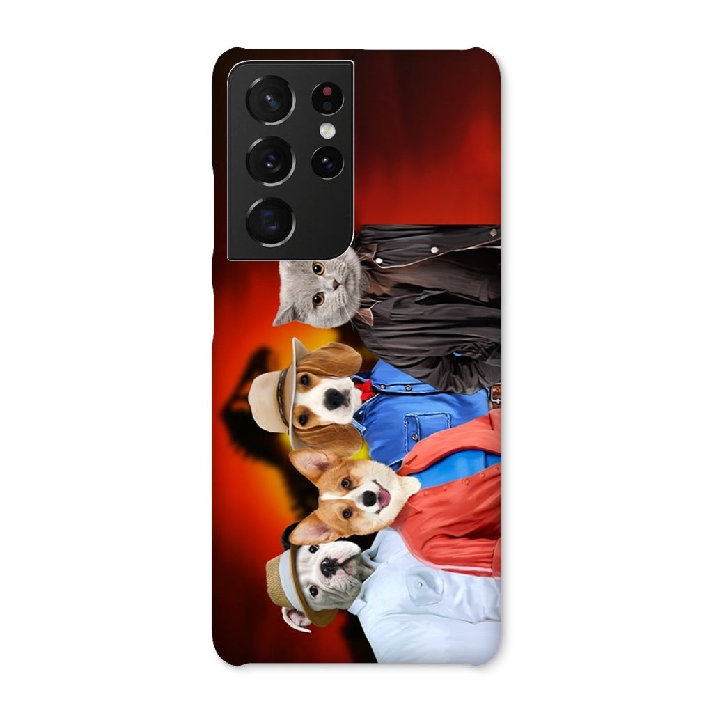 Pet Portraits | The Explorers (Jurassic Park Inspired): Custom Pet Phone Case | Paw & Glory