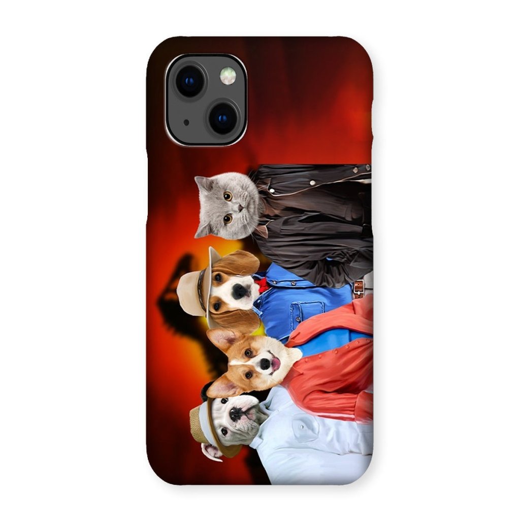 Pet Portraits | The Explorers (Jurassic Park Inspired): Custom Pet Phone Case | Paw & Glory