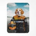 The Famous Driver (McLaren Inspired): Custom Pet Blanket