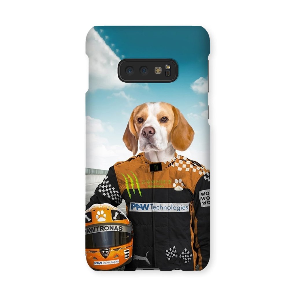 The Famous Driver (McLaren Inspired): Custom Pet Phone Case - Paw & Glory - Dog Portraits - Pet Portraits