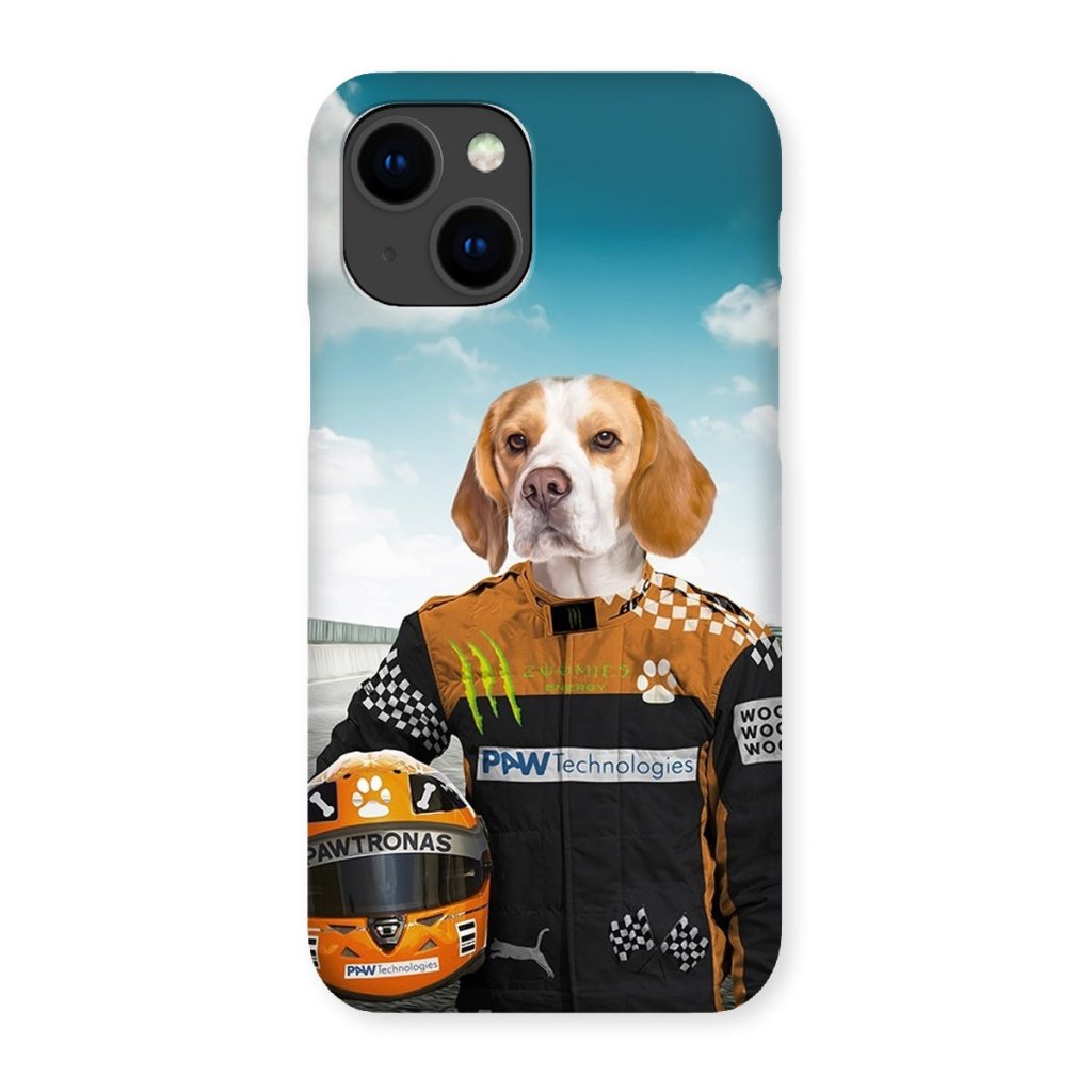 Pet Portraits | The Famous Driver (McLaren Inspired): Custom Pet Phone Case | Paw & Glory