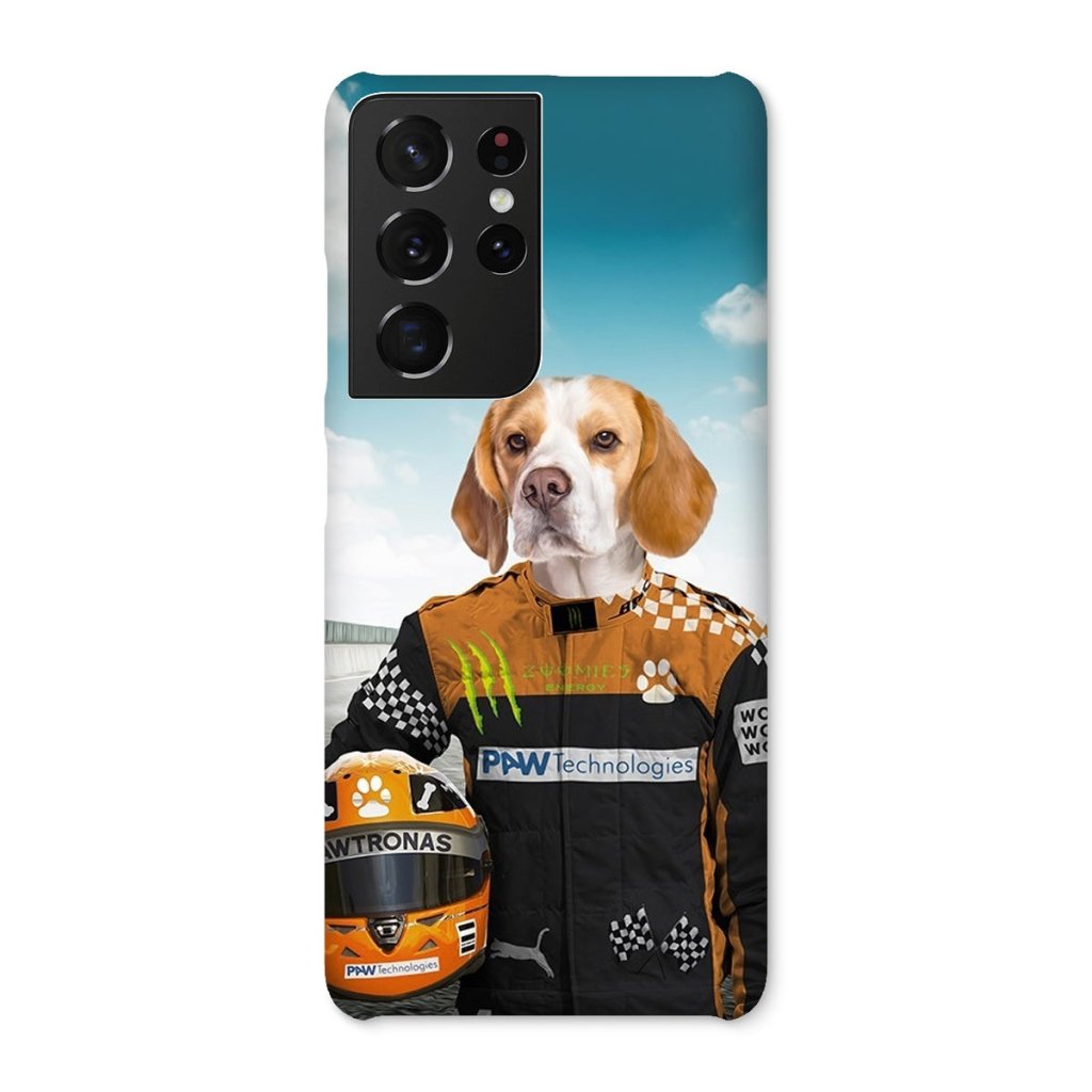 Pet Portraits | The Famous Driver (McLaren Inspired): Custom Pet Phone Case | Paw & Glory