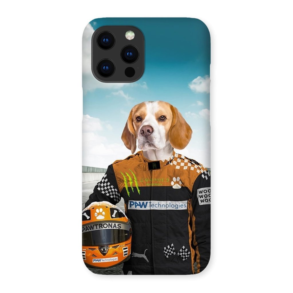 Pet Portraits | The Famous Driver (McLaren Inspired): Custom Pet Phone Case | Paw & Glory