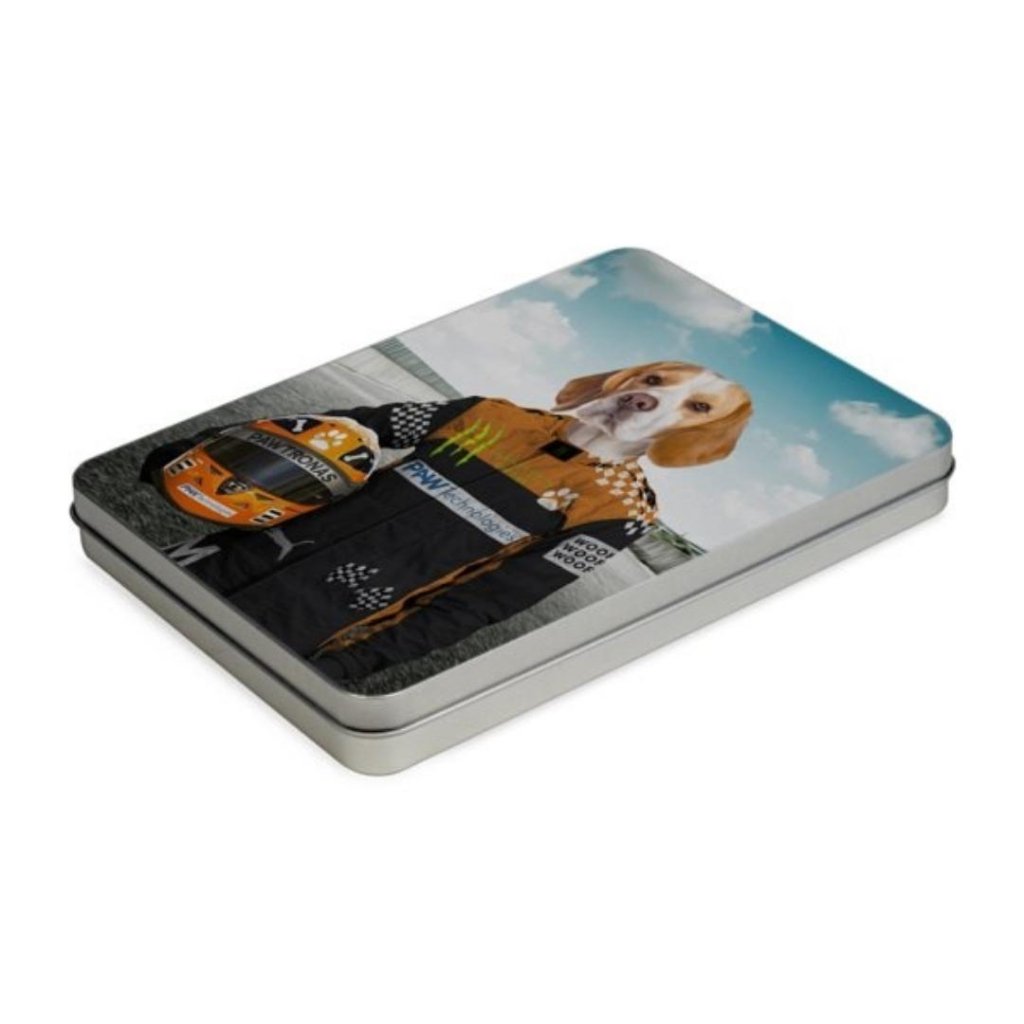 Pet Portraits | The Famous Driver (McLaren Inspired): Custom Pet Puzzle | Paw & Glory