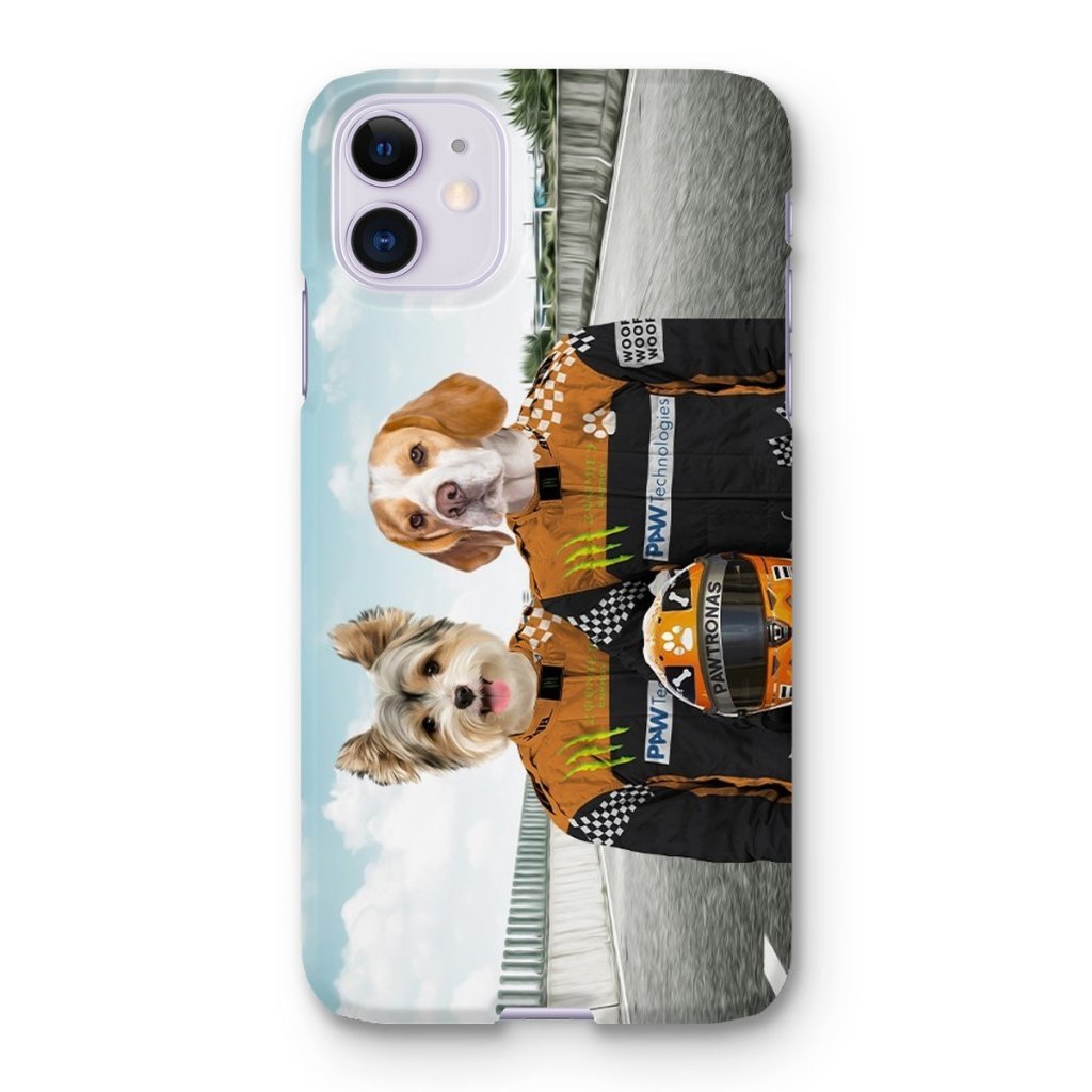 Pet Portraits | The Famous Drivers (McLaren Inspired): Custom Pet Phone Case | Paw & Glory