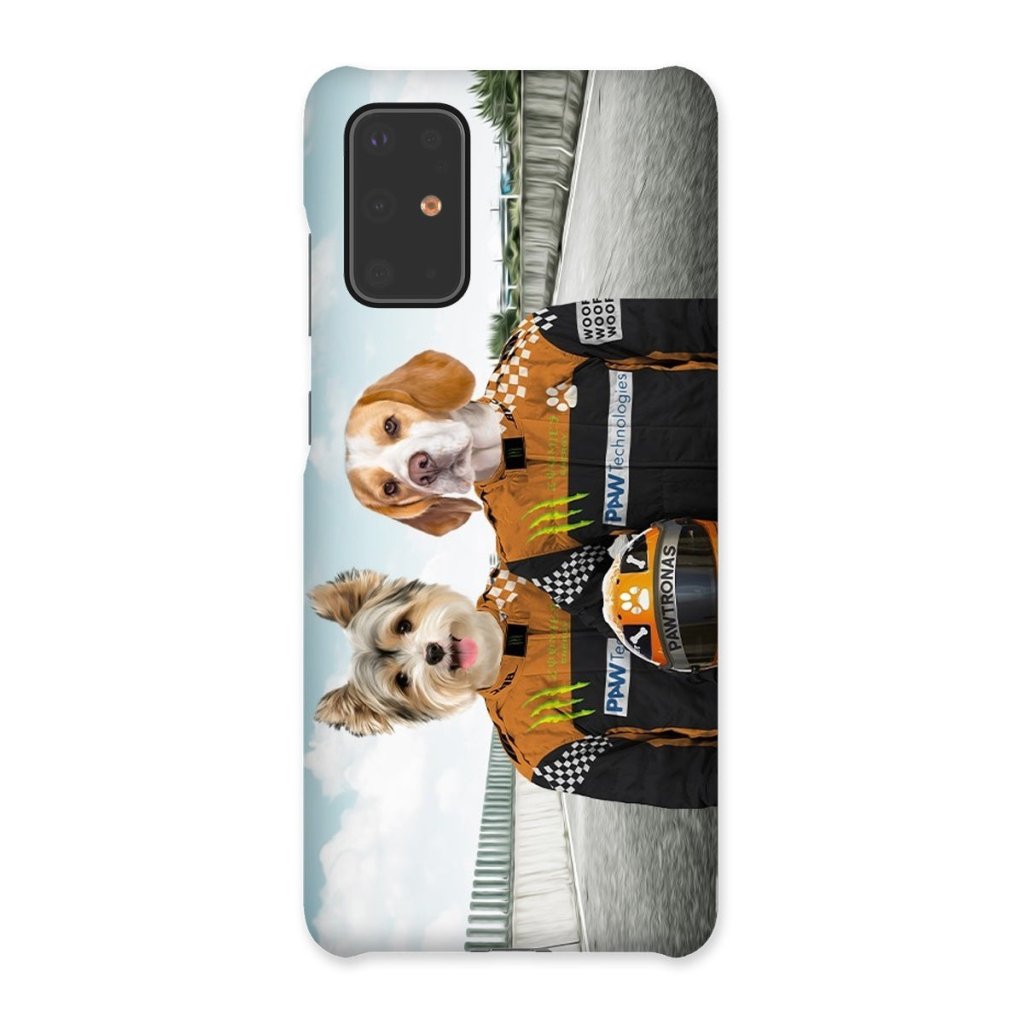 Pet Portraits | The Famous Drivers (McLaren Inspired): Custom Pet Phone Case | Paw & Glory