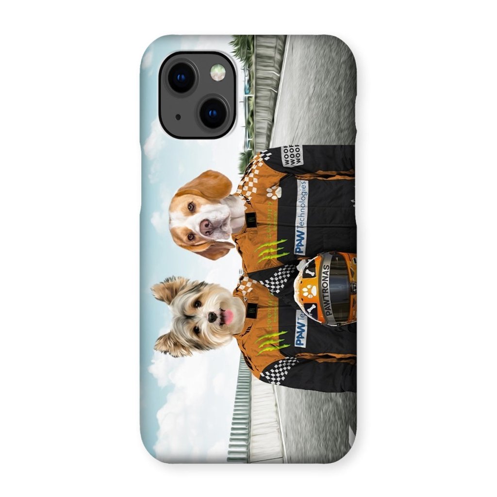 Pet Portraits | The Famous Drivers (McLaren Inspired): Custom Pet Phone Case | Paw & Glory