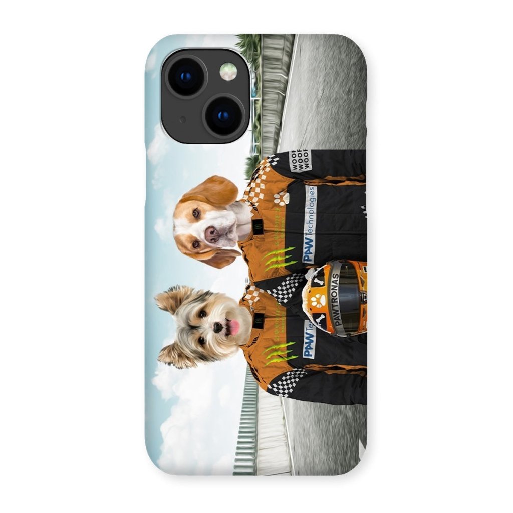 Pet Portraits | The Famous Drivers (McLaren Inspired): Custom Pet Phone Case | Paw & Glory