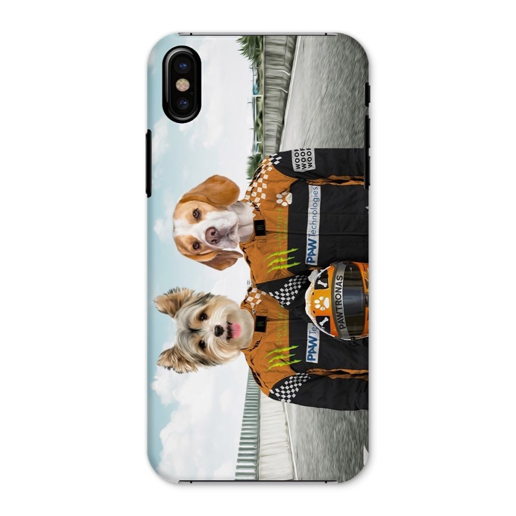 Pet Portraits | The Famous Drivers (McLaren Inspired): Custom Pet Phone Case | Paw & Glory