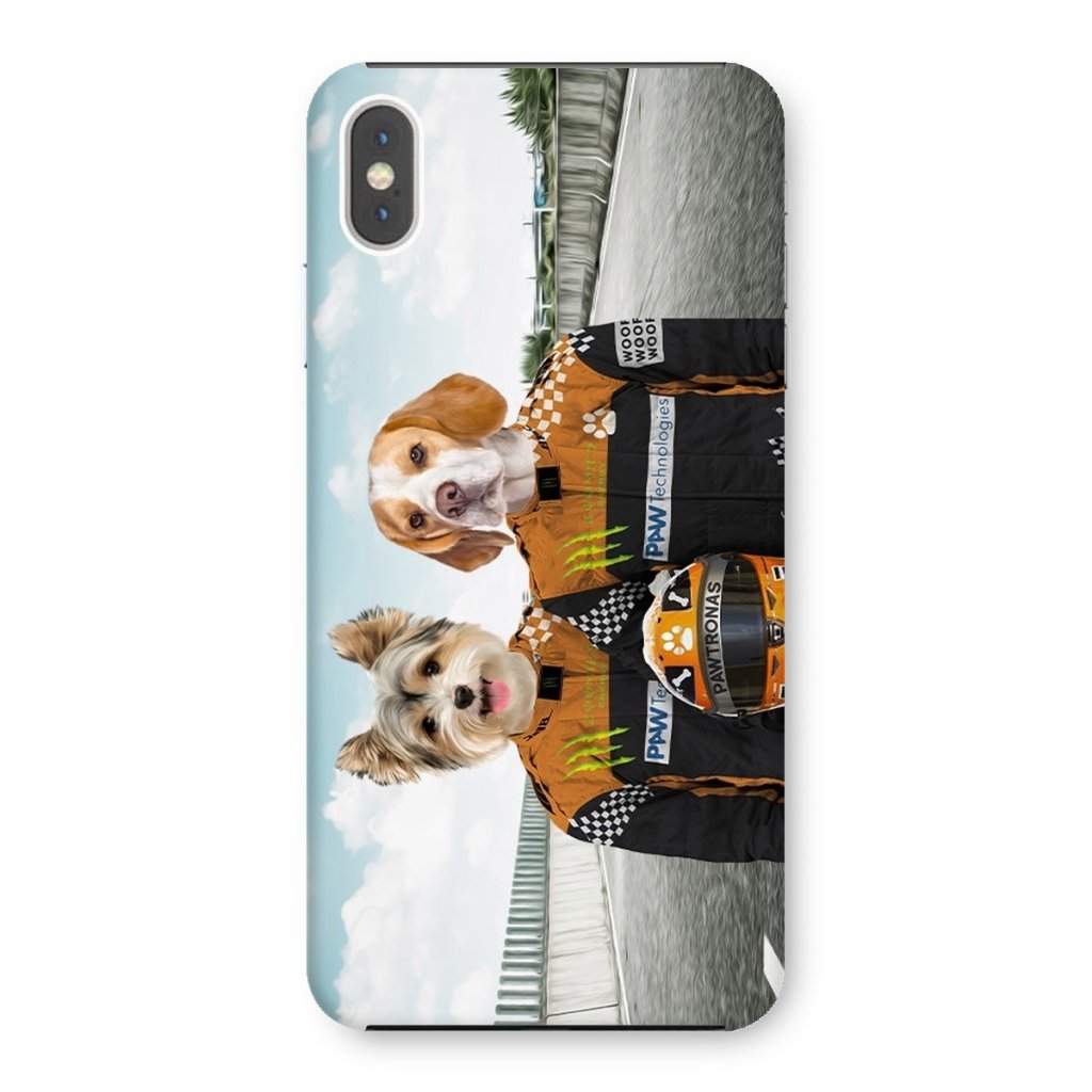 Pet Portraits | The Famous Drivers (McLaren Inspired): Custom Pet Phone Case | Paw & Glory