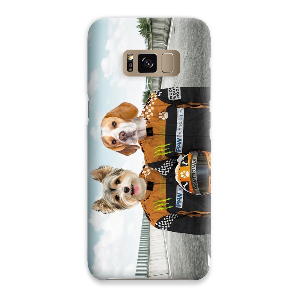 Pet Portraits | The Famous Drivers (McLaren Inspired): Custom Pet Phone Case | Paw & Glory